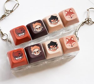 Aftg Fidget Keycap Keychains (with Lights!) - Etsy