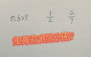 百分数的转化！