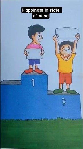 Happiness is a state of mindset #crayonkids #easydrawing
