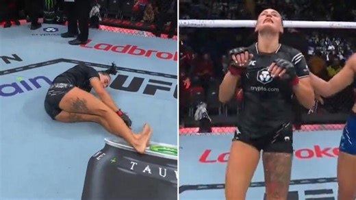 UFC fighter pulls out Raygun celebration after sealing victory