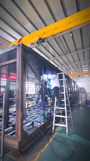 Explosion-proof box welding process looking forward to cooperating with you#chinaannemcclain #oil #hotspot #chinaannemcclain #công #electrical #petrochemical