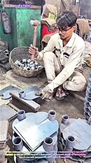 Crafting a Hoe Head: The Art of Blacksmithing 🔨🔧