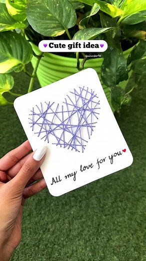 Creative Heart Thread Card Ideas | QuinnsArte