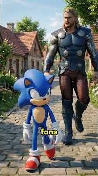 Sonic vs Shadow Only ONE Can Lift Mjolnir #sonic #shadow