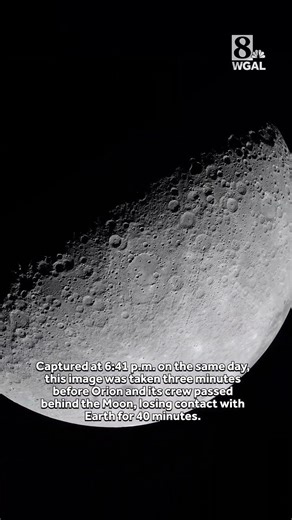 NASA Artemis II mission: Crescent Earth shines above the moon