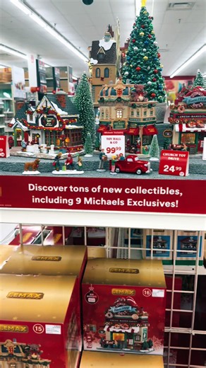 Lemax Christmas Village has arrived at Michael’s!!! 🎅🏻🤶🏻🎄🎁❄️⛄️ | christmas village