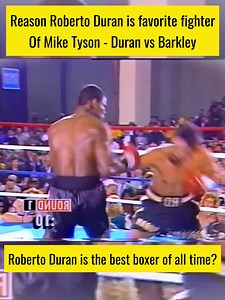 Roberto Duran vs Iran Barkley #boxing | Boxing USA