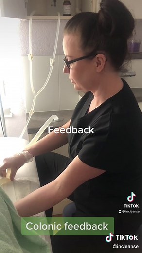 Feedback from colonic hydrotherapy session and therapist advises accordingly #enzymes #fibre #water #candida #water #colonicirrigation #colonichydrotherapy