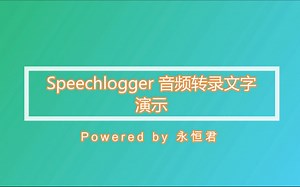 一款在线将音频转录文字的工具