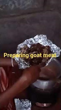 HOW TO PREPARE ROASTED GOAT MEAT
