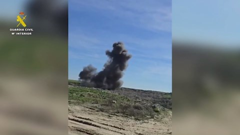 Explosivo hallado en Val de Santo Domingo es una bomba de aviación alemana de la Guerra Civil
