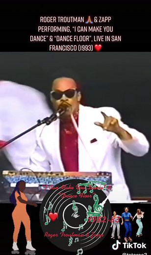Roger Troutman 🙏🏽 & Zapp performing, “I Can Make You Dance” & “Dance Floor”, live in San Francisco at Cameo Summer Jam 93’. Songs released in 1982-83. #rogertroutman #zappband #icanmakeyoudance #dancefloor #rnbfunk #realrnb #rnbclassic #ReTokforNature #fyp #4upage #viralvideo