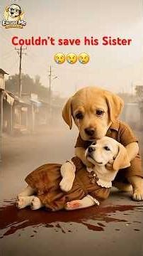 Couldn’t Save His Sister… He Saved Thousands #dog #funny #cutepuppy #ai #aivideo