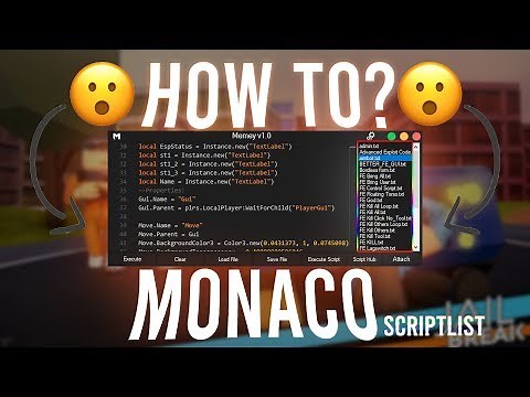 How To Put A Script List To Monaco|VS 2019|PareX