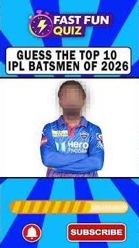 Guess The Top Batsmen Of IPL 2026 from pixelated image #viral #ipl #cricket #quiz #game
