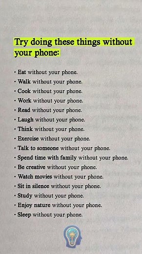 Try Living Without Your Phone
