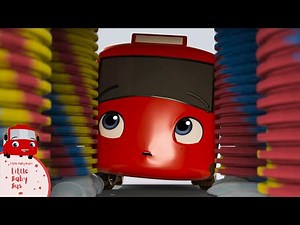 Buster And The Carwash | Red Buster | Bus Cartoon | Fun Kids Cartoon Video