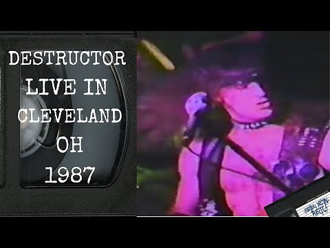 DESTRUCTOR Live in Cleveland OH November 8 1987 [FULL CONCERT]