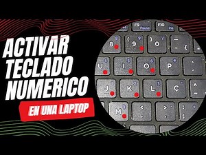 Cómo activar el teclado numérico en una laptop o notebook✅🔟