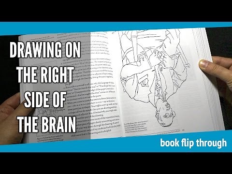Drawing on the Right Side of the Brain (Drawing Book Flip Through)