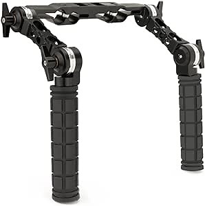 CAMTREE Hunt Universal 19mm/15mm Rosette Handle Set for DSLR & Video Camera Shoulder Mount Rigs. (CH-1915-RH)