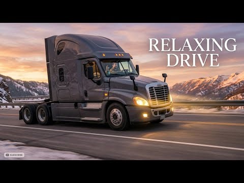 Just Drive & Relax 🚛 15 Minute Peaceful Truck Journey