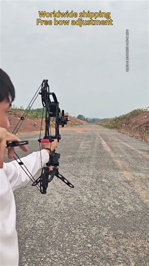 Do you like this multi-functional short-axle compound bow? #archery #outdoors #hunting #bowhunting