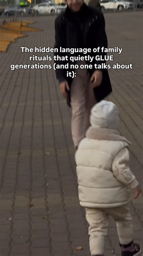 Mary on Instagram: "1. Families don’t bond through DNA but through repetition. The Sunday pancakes, the same worn movie every Christmas, the phone call before bed, they look small but they code belonging into the nervous system. Rituals tell the brain “I know this, I’m safe here.” That’s why even grown adults crave the smell of their childhood kitchen when life falls apart. It’s not nostalgia, it’s the body searching for its map back home. 2. Every ritual carries a secret script. Lighting a cand