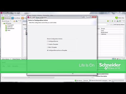 Mass Configuring APC devices in EcoStruxure™ Data Center Expert | Schneider Electric Support