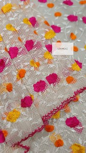 সুতো র কাজের শাড়ী embroidery with reshom check Cotton material with bp No cod WhatsApp 7001152010 WhatsApp 070011 52010 Disclaimer: The pictures are clicked in daylight. Colour may vary slightly from the image due to the screen brightness 🍂🍂🍂🍂🍂🍂🍂🍂🍂🍂🍂🍂🍂🍂🍂🍂🍂🍂 After receiving the parcel Opening video mandatory for claiming any dispute 👈👈 https://chat.whatsapp.com/BGddjmeh47M0AGkmn6WQXD WhatsApp 7001152010 Other s https://www.facebook.com/gouniquegobold/ Shipped-within 10-15 day