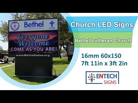 Church LED Signs | Buy Church Signs | 16MM Outdoor Sign