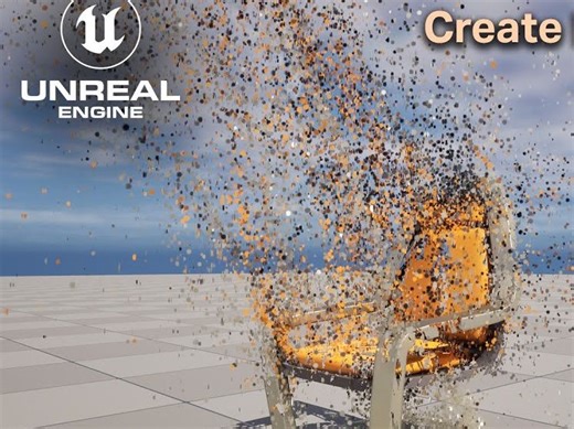 虚幻引擎5.4 ！制作Niagara 粒子分解静态网格！