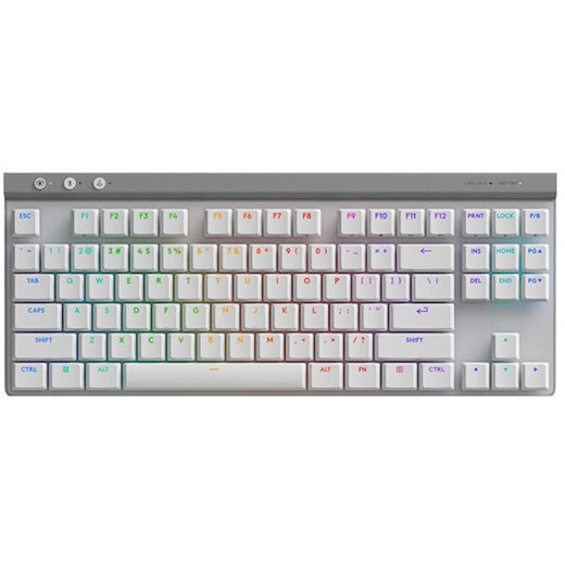 Logitech G515 LIGHTSPEED TKL RGB Wireless Low-Profile Gaming Keyboard (White)
