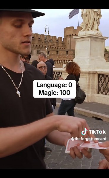 Captivating Street Magic Show on the Bridge of Angels