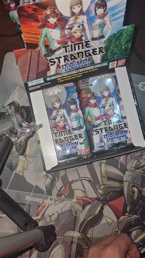 Abriendo el sobre del dia de #Digimon, con su nueva expansión BT24. Que nos depara esta cajita. #TCG #foryou #unboxing #cards