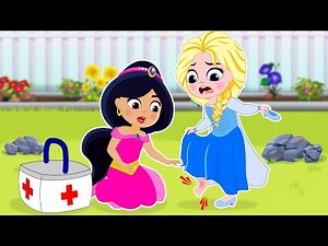 Boo Boo Song | Princess Got Hurt Song | Nursery Rhymes for Kids | Princess Playtime 🌈 🦄