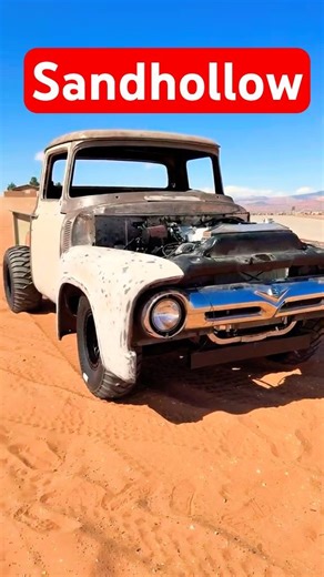 Rat Rod F100 Tears Up the Sand! 🏜️ Matt's Off-Road Games #Shorts