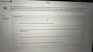 Module 4 Quiz iSavedHelp Save \& ExitFinish upde16During ... | Filo