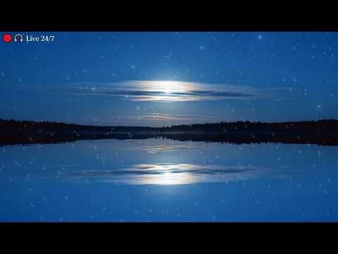 🔴 LIVE Peaceful Night Ambient 24/7 🌙 Calm Music Stream for Sleep, Study & Relax