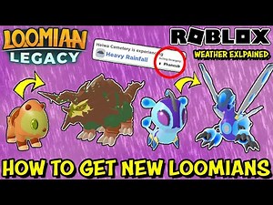 HOW TO GET HYDRINI & CERATOT, EVOLVE TO DELUDRIX & COLOSSOTROPS & WEATHER - Loomian Legacy (Roblox)