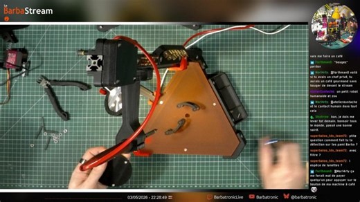 On reprend le robot différentiel pour la Coupe de Robotique - Conception 3D - Live 258