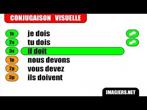 Conjugaison # Indicatif Présent # Verbe = Devoir