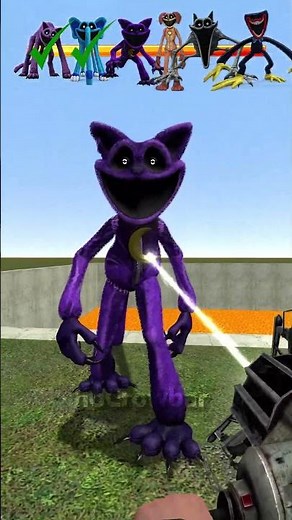 Every main SMILING CRITTERS FALL INTO THE LAVA in GMOD Poppy Playtime