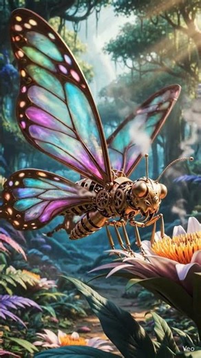 Bionic Butterfly Touches Down 🦋✨