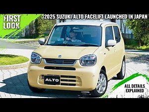 2025 Suzuki Alto Facelift With ADAS Launched In Japan - 28.2 km/l Mileage - Explained All Details