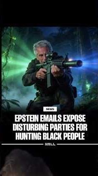 Epstein Emails Expose Hunting For Black People 😳