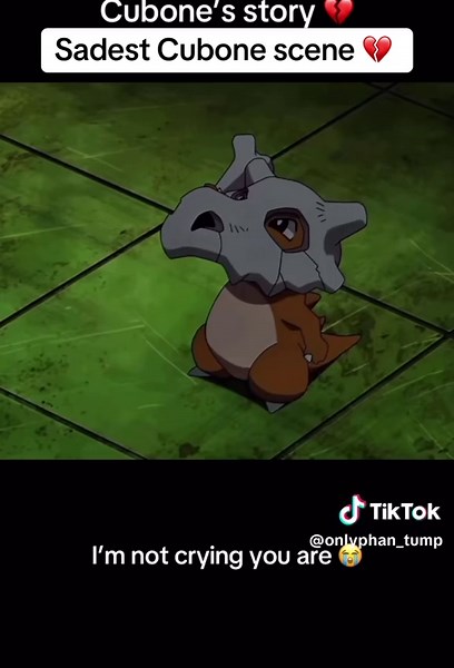La escena más triste de Cubone en Pokémon
