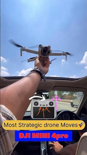 DJI Mini 4 pro strategic drone moves guide🚀#djimini4pro #dji #drone #hack
