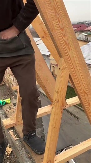 Why He Uses a Hatchet Instead of a Hammer! #Construction #Roofing #Carpentry #Woodworking