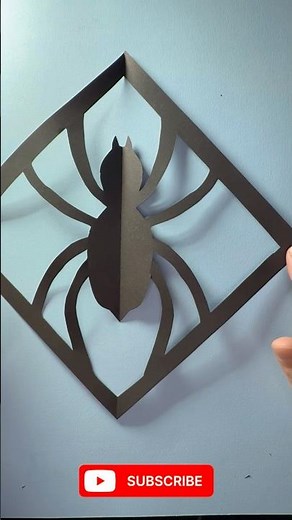 How to Make a Paper Spider 🕷️| Easy HalloweenCraft 🕸️